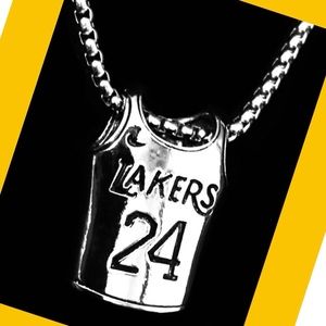 Silver Basketball Jersey Lakers/Bryant 24